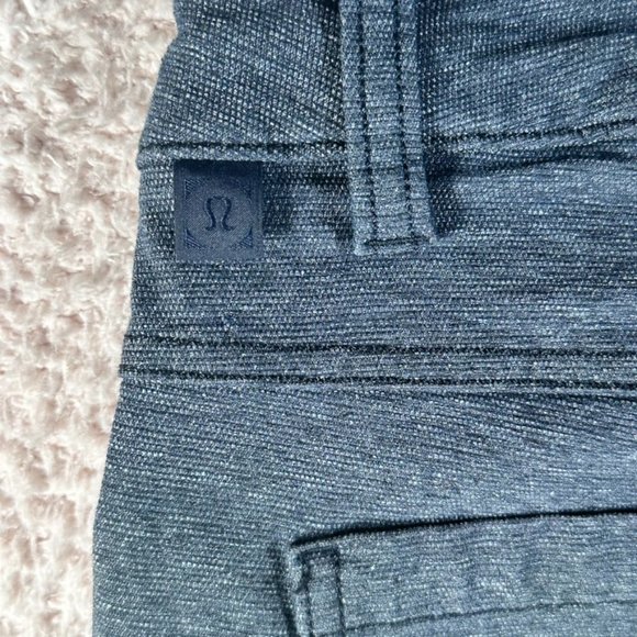 Lululemon Mens ABC Pant Slim Tech Canvas Size 31x31 Deep Navy Work Golf Office - Picture 4 of 12